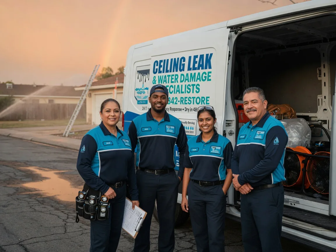 Ceiling Leak Cleanup company in Rosamond, IL